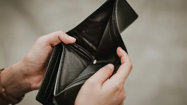 empty wallet